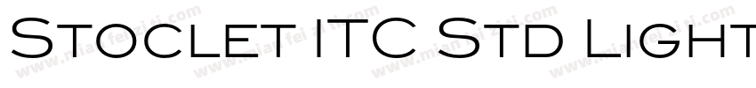 Stoclet ITC Std Light字体转换